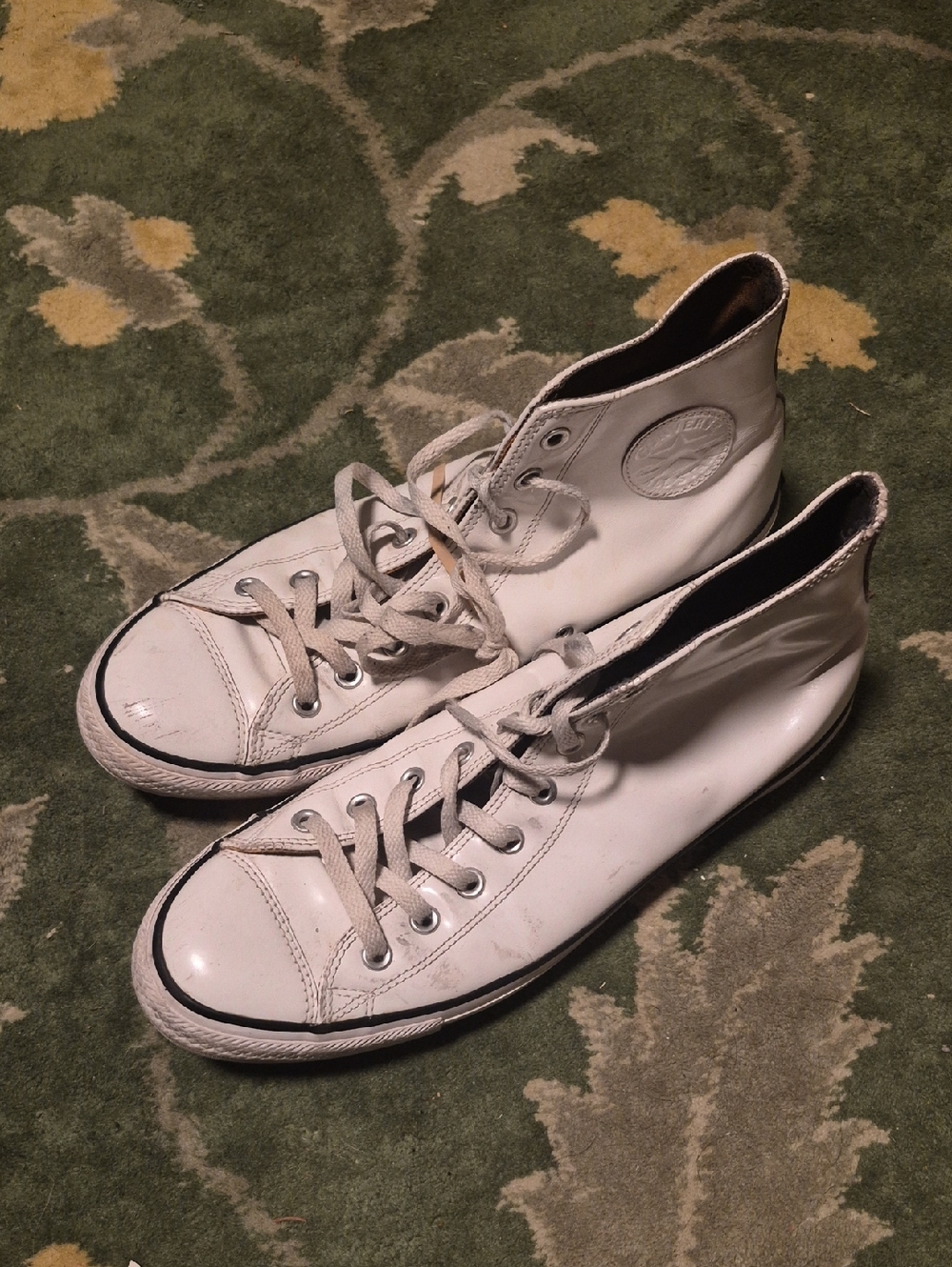 Converse White High-Top Sneakers